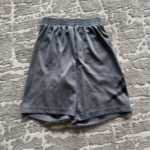 Gray Kids Athletic Shorts